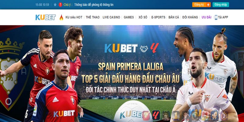 Chú ý chọn đúng link đăng ký tại trang Kubet